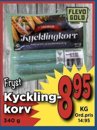 Supergrossen Kycklingkorv erbjuda