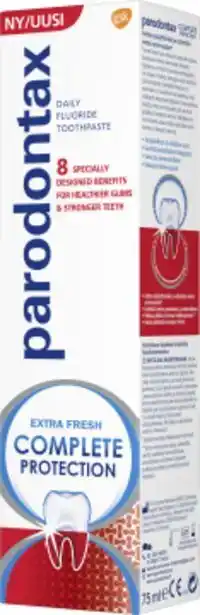 Parodontax complete protection extra fresh tandkräm, 75 ml