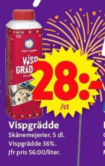 ICA Supermarket Vispgrädde erbjuda