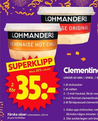 ICA Supermarket Färska Såser erbjuda