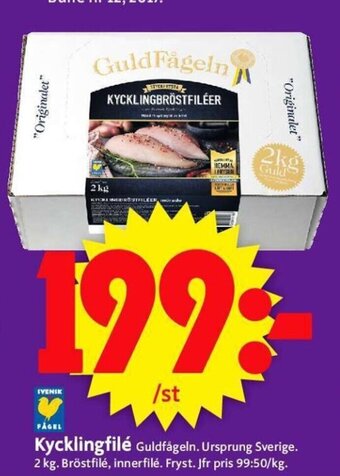 ICA Supermarket Kycklingfilé erbjuda