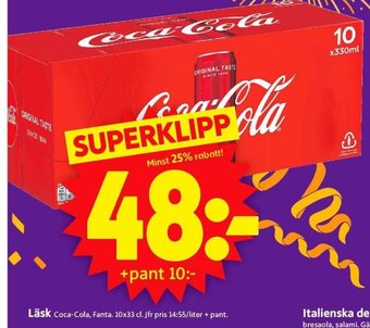 ICA Supermarket Läsk erbjuda