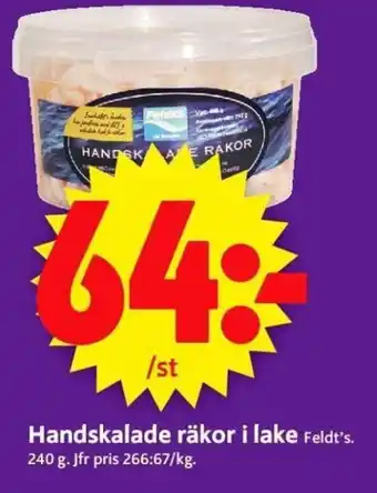 ICA Supermarket Handskalade Räkor i Lake erbjuda