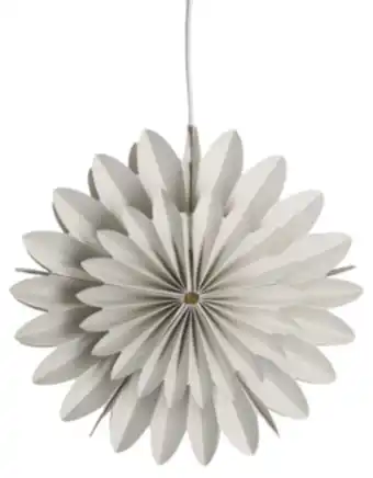 Clas Ohlson Adventsstjärna papp blomma 25 cm, northlight erbjuda