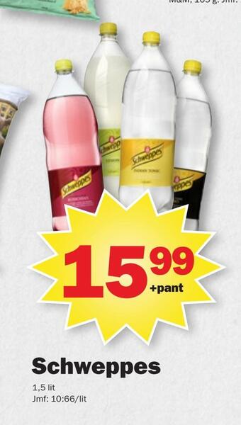 Pekås Schweppes erbjuda