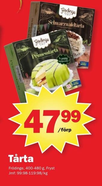 Pekås Tårta erbjuda