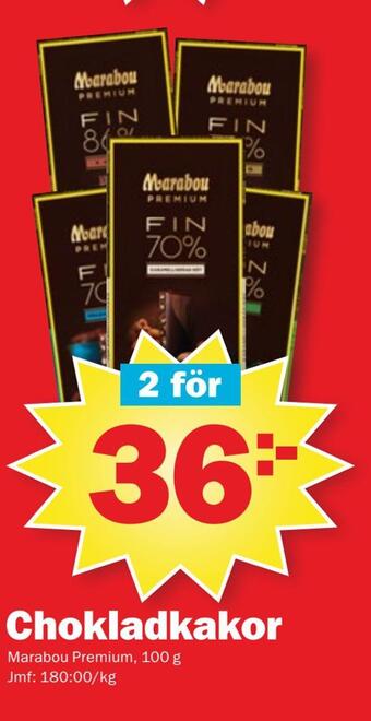 Pekås Chokladkakor erbjuda