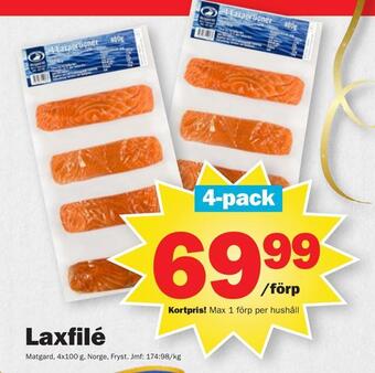 Pekås Laxfilé erbjuda