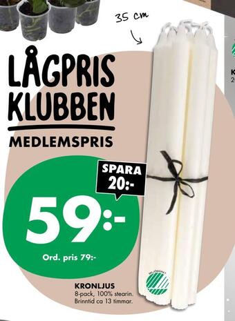 ÖoB Kronljus erbjuda