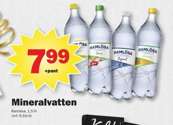 Pekås Mineralvatten erbjuda