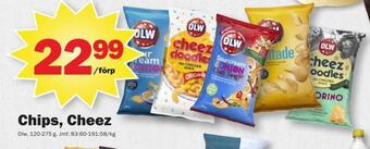 Pekås Chips, cheez erbjuda