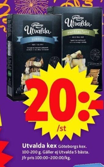 ICA Supermarket Utvalda Kex erbjuda