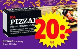ICA Supermarket Pizzakit erbjuda
