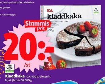 ICA Supermarket Kladdkaka erbjuda