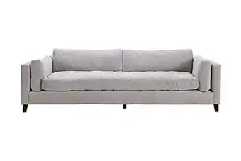Furniturebox Brian 4-sits soffa ljusgrå erbjuda
