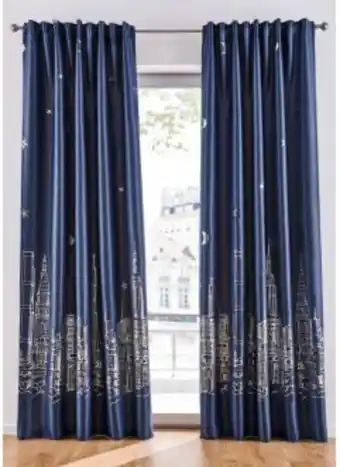 Mörkläggningsgardin med folietryck (1-pack)