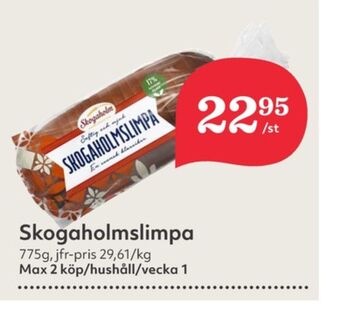 Hemköp Skogaholmslimpa erbjuda
