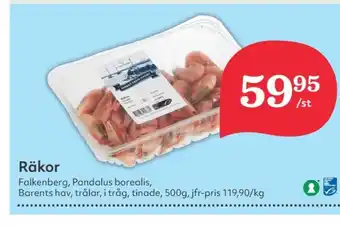 Hemköp Falkenberg seafood räkor med skal erbjuda