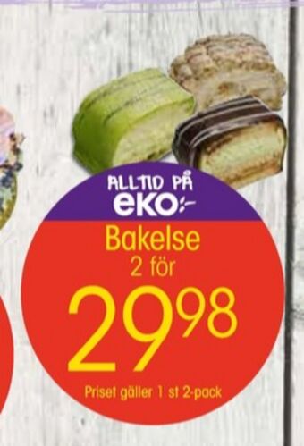 EKO Eko butiksbakat kaffebröd erbjuda