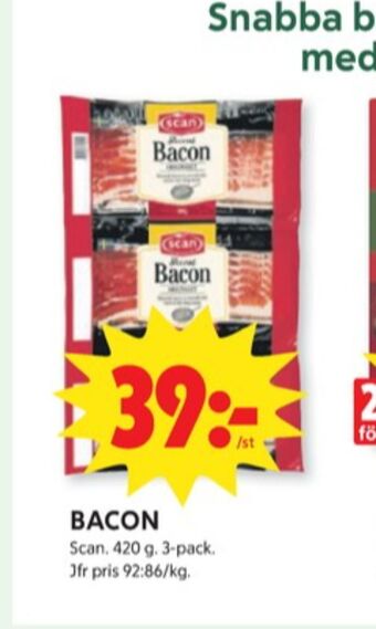 ICA Kvantum Scan baconskivor erbjuda