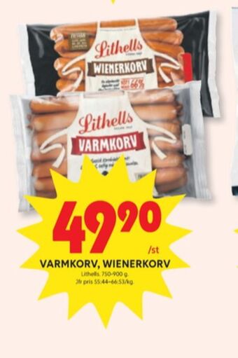 ICA Kvantum Lithells varmkorv erbjuda