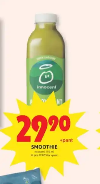 ICA Kvantum Innocent smoothie erbjuda