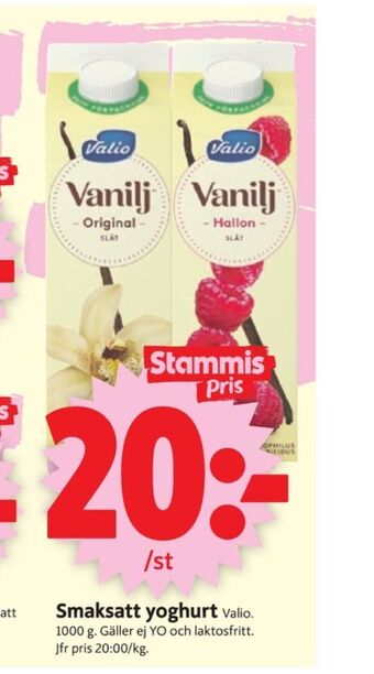ICA Supermarket Valio yoghurt erbjuda