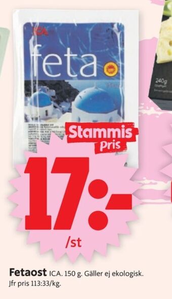ICA Supermarket Ica fetaost erbjuda
