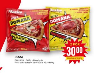 Willys Domana pizza erbjuda