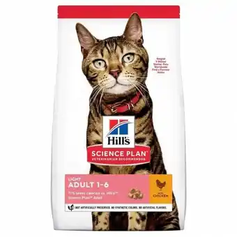 Animail Hill's science plan cat adult light chicken erbjuda