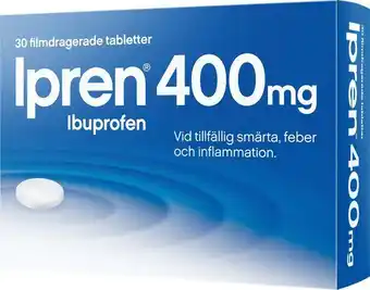 MatHem Ipren 400 mg, ibuprofen, filmdragerad tablett, 30 st erbjuda