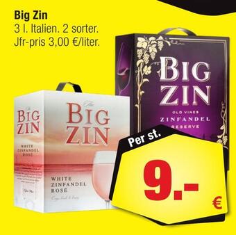 Calle Big zin erbjuda