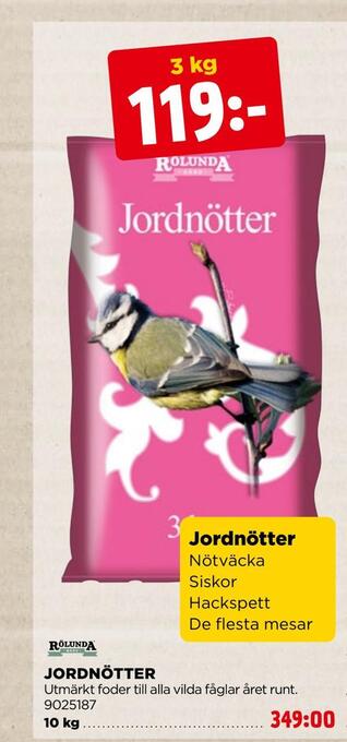 Jem&Fix Jordnötter erbjuda