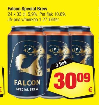 Calle Falcon special brew erbjuda