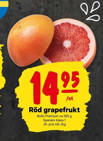 City Gross Röd grapefrukt erbjuda