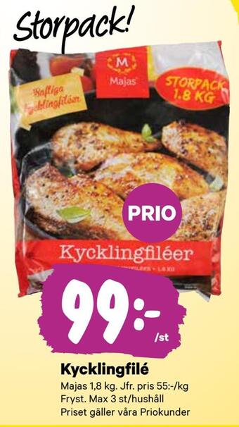 City Gross Kycklingfilé erbjuda