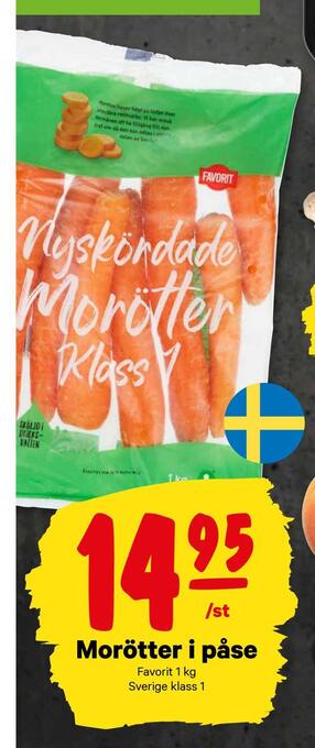 City Gross Morötter i påse erbjuda