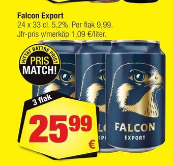 Calle Falcon export erbjuda