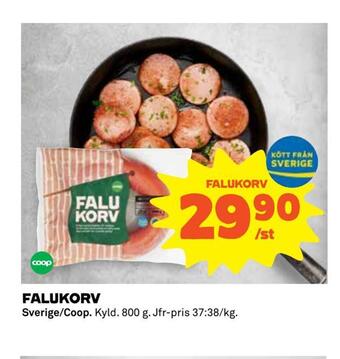 Coop Extra Falukorv erbjuda
