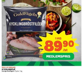 Coop Extra Kycklingfilé erbjuda