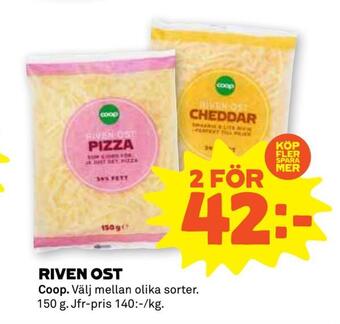 Coop Forum Riven ost erbjuda