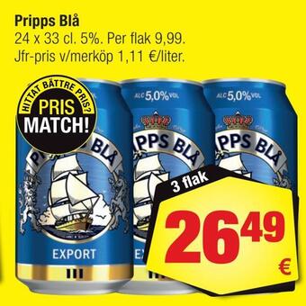 Calle Pripps blå erbjuda