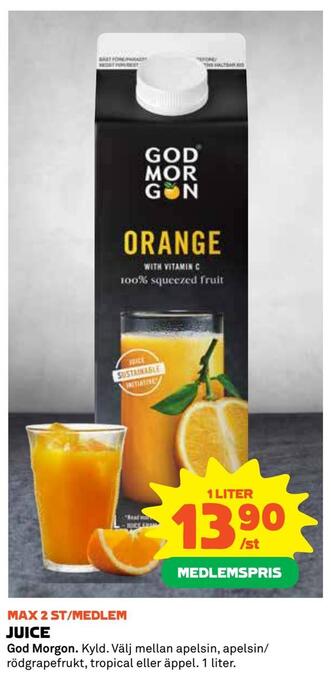 Coop Daglivs Juice erbjuda