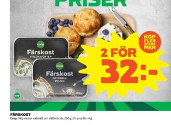 Coop Extra Färskost erbjuda