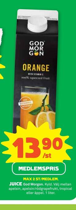 Coop Forum Juice erbjuda