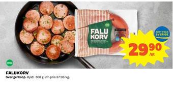 Coop Konsum Falukorv erbjuda