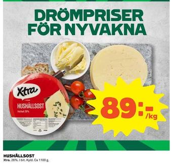 Coop Daglivs Hushållsost erbjuda