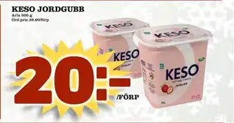Keso jordgubb