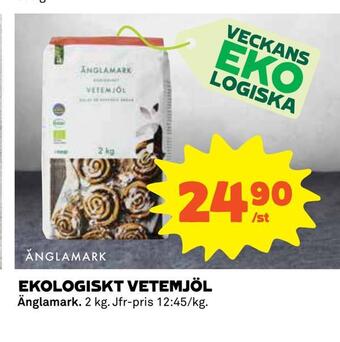 Coop Daglivs Ekologiskt vetemjöl erbjuda