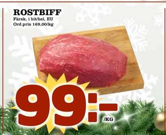 Din Mat Rostbiff erbjuda
